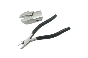 180mm Right Hand Side Cutter Stainless Steel Spring PVC Grip Wire Cutting Pliers Stripper OEM Crimping Fishing DIY Circlip