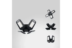 Plastic LED Garage Light 120W E27 Foldable Workshop Office Warehouse 6500K Garage Light