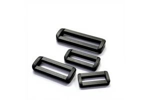 Rectangular POM Word Buckle For Backpack Plastic Square Strap With 10mm Second Thickened Buckle Belt Adjusting Ribbon
