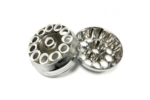 12 LED Aluminum Alloy Reflector Cup - High Brightness Replacement Part for DIY Flashlights & Work Lights