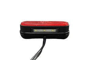 LM412 Motorcycle License Plate Light with Reflector manufacturer 12 V LM412 LED Number Plate Lamp