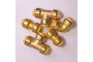 Sanitary Copper Plumbing Shark Bite Push Fittings 1/2" Coupling Lead Free Quick Connect PEX Push Fit Water System Fittings