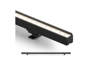 DC24V Indoor Modern Aluminum Alloy Housing LED Linear Light 6W 12W 24W Wall Wash Lighting for Museum Background Grille Lights