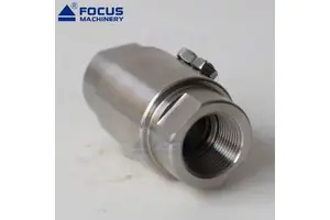 5MPa FBSP X FBSP Stainless Steel Straight Through Low Torque Water Hydraulic Oil Air Swivel Rotary Joint for Fire Lifting System