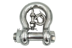 Hot Sale G209 Galvanized US Type Bow Shackle 6.5T-150T Forged Lifting Shackles Safety Hook Rigging Hardware Factory Direct Price