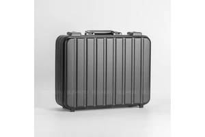 Portable Medium-sized Aluminum Box Multi-functional Toolbox with Sponge Shock-absorbing Feature, Custom-made