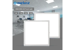 MELINZ Contemporary Easy Installation Aluminum LED Panel Light Round Square Store 3W/6W/9W/12W/15W/18W/24W/36W