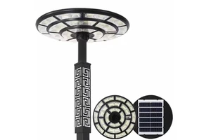 500W 1000W Remote Light Control UFO Lamp Park All in One LED Solar Garden Light Solar Street Light