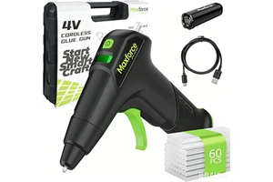 Cordless Hot Glue Gun Rechargeable Glue Gun With 12s Fast Heating, Auto Shut-Off And Anti-Drip Nozzle For DIY Crafts Repair