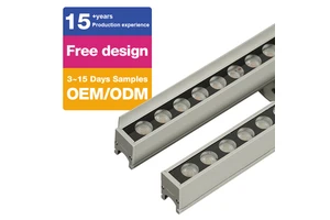 Aluminum Profiles Projector Outdoor Linear Lamp Facade Lights Building Lighting Led Strip Light