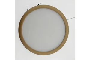 Dimmable LED Flush Mount Ceiling Light 7Inch 8inch 10W 12W 15W 5CCT in One Light Low Profile Light ETL 5-Year-Warranty RA80 Gold