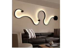 Nordic Style Decorative Living Room Bedroom Interior Snake Wall Light Creative Indoor Modern Led Wall Lamp