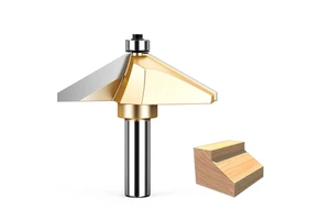Tideway Woodworking Router Bit Horse Nose Bit Trimming Cutter Flush Trim Bit With Bearing