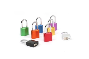 Custom Lock Shackle 25mm Pad Lock Colorful Solid Aluminum Safety Padlocks