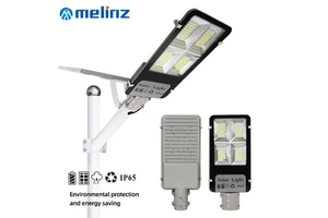 MELINZ 100W 200W 300W 400W 500W Ip65 Outdoor Solar Street Lamp Price Integrated Led Solar Street Light