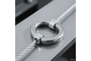 Polished Stainless Steel Wire Rope Thimbles Rigging Hardware in Carton Packaging