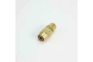 Tracheal Joint Rotating Connector 360 Degree Brass Zinc Plated Spring Guard Ball Type Excavator Quick Coupler Hitch 5x8-1/4PT