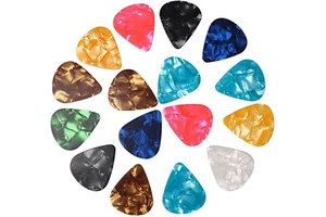 Hot Sale Celluloid Material Guitar Plectrum 0.71mm Thickness Electric Guitar Picks in Stock with Different Colors