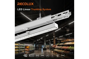 Energy Efficient IP40 LED Linear Trunk System Retrofit Lighting Solution 5-Year Warranty CCT Switchable CE Certified for