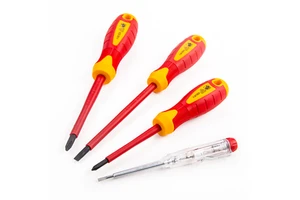4PCS Electrical Electrician Tool Vde Insulated Insulation Screwdriver Set
