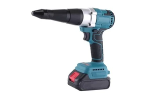 21V Brushless Lithium Electric Stainless Steel Rivet Gun Fully Automatic Charging Nail Gun Industrial DIY 3-Year Warranty