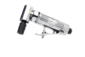 Pneumatic Angle Die Grinder with 1/4" & 1/8" Collet 20,000 RPM Grinding Disc Rear Exhaust