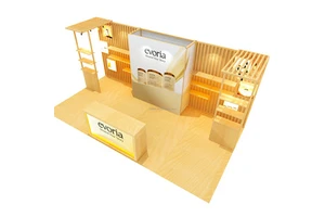 New Design Wholesale Advertising 10x20 Modern Light Box Custom Trade Show Expo Backdrop Display Stand Tradeshow Booth Exhibition