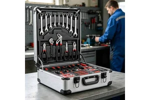 Industrial Forged Steel 799 PCS Trolley Tool Box Set for Technical Repairs Portable Rolling Case Hand Tool Kit