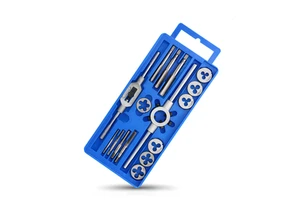 Tap die hardware tools hand tapping wrench round die hanger metric British tapping sleeve set