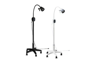 Mobile LED Dimmable Surgical Auxiliary Light Flexible Gooseneck Floor Standing Medical Exam Lamp Hospital Medical Furniture