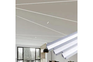 Aluminum Alloy Light Strip groove Linear Light, Embedded Linear Light, Led, Concealed Installation in the Living Room Ceiling
