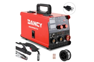 110V 140A Gasless Welding Machine MIG Synergic Control Flux Core Portable Soldadora Mig Welders Carbon Steel Welding Equipment