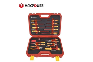 Maxpower 15Piece 1000 Volt Rated Insulated Tool Set VDE with Pliers
