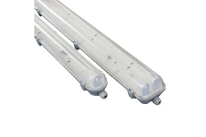 LED Tri-Proof T8 Fluorescent Light Fixture Explosion and Vapor Tight IP65 Rating