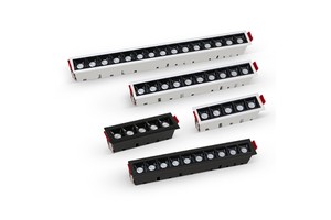 15W*2 Square 15 Heads Wall Washer Spot Down Lamp Aluminum Recessed 30W Led Linear Grille Light for Office Lighting