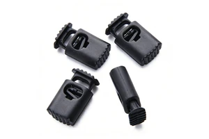 Luxury Heavy Duty Safety Bag Accessory Plastic Spring Clasp Single-hole Rope Buckle Clothing Elastic Snap Fastener