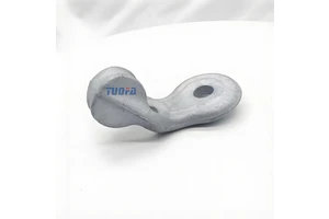 Hot Dip Galvanized Forged Steel Angle Thimble Eyelet Power Accessories Pole Line Hardware