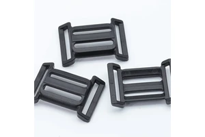 Eco-friendly Black Buckle Plastic Factory Wholesale Bag Parts & Accessories Side Release High Quality Plastic Buckles
