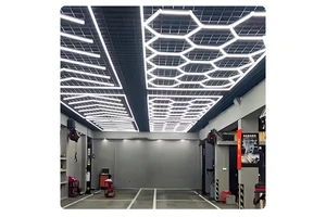 High Quality Hexagon LED Shop Lights for Hair Salon Store Shoes Shop and Clothes Shop Interior Design Honeycomb Ceiling Lights