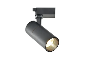 Commercial Ceiling Spot Light Dim to Warm 2700-6500K 7W 4 Wires White Black Aluminum GU10 LED Track Light