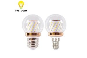 Reflector Warehouse Plastic Lamp Body AC Power Supply Droplight Illuminant 12W E27 85-265V LED Corn Mini Bubble 6000K/3000K
