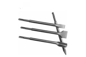 Electric Hammer Square Handle Flat Brazed Shovel U-shaped Concrete Slotted Through Wall Chisel