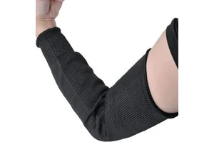 Factory Custom Color Length Size Knitted Anti-cut Sleeves Arm Protection Black Work Sleeve
