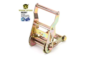 Wide Handle 2'' Ratchet Buckle 2000KG Steel Binding Buckle for Tie Down Use