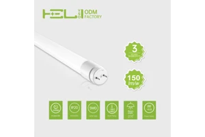 CE RoHS T8 LED Tube Light 18W 2700LM 6500K G13 270° PC Tube For Office Warehouse Corridor Parking Garage