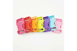 Colored Plastic Side Release Buckle 25mm Adjustable Quick Plastic Recycled Release Release Buckles for Backpacks