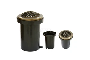 Led Low Voltage Anti Glare Cast Brass Bronze Well Lights for Outdoor Landscape Garden square Architecture Lighting
