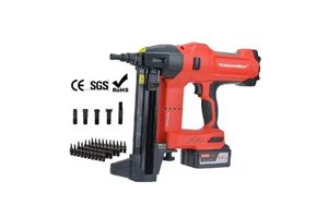 20V Cordless Electric Tool Lithium Battery Wireless Power Concrete Nailer Frame Steel Nailing Nail Gun Set for Wood and Metal