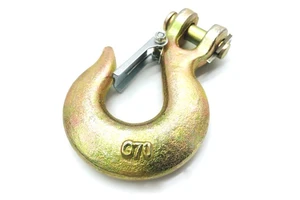 High Quality US Type G70 Steel Forged Clevis slip Hook with Latch