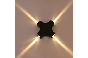 LED Exterior Wall Lights Colorful Wall Washer Hotel Hallway Art Gallery Pub Background Pattern Porch Lamp Cross Ray